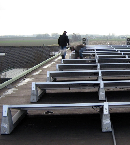 The installation of our Solar Panels