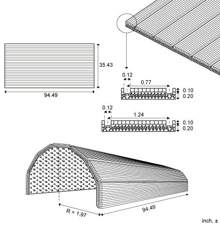 <p>Acoustic - Wool felt flexible for wall, ceiling, furniture and sharply curved or flexible forms, standard dimensions and build-up</p>