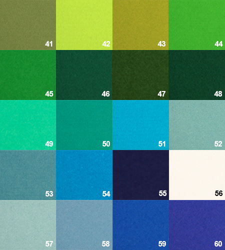 wool felt colours