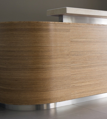 Plexwood® CO.GE.VI. Champagne shop, office and distillery