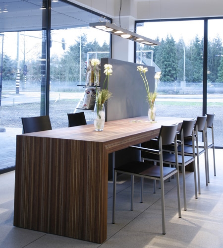 Plexwood® Pet Health Care Clinic Deventer chester drawer in meranti micro-line reverse plywood