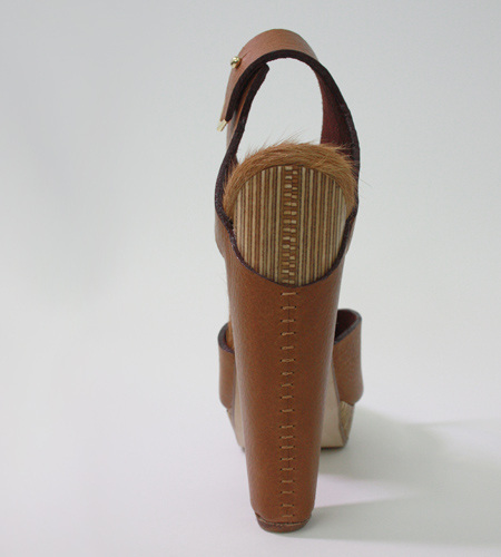 Plexwood® Molly Pryke gorgeous recycled birch refacing plywood high heel designer shoe