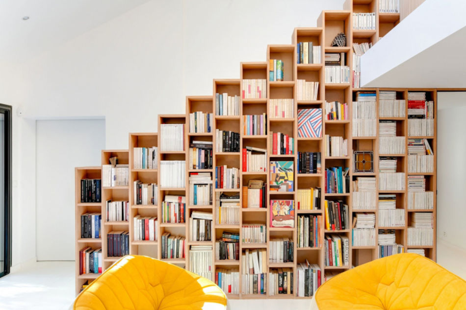 Bibliothèques, Andrea Mosca Creative studio, FR