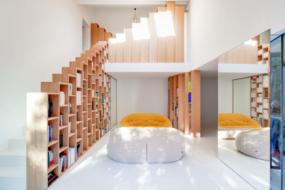 Bibliothèques, Andrea Mosca Creative studio, FR