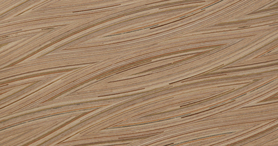 Plexwood® Frank Heerema Furniture Design 3D tables made from special stacked and moulded end ply edge veneer<br