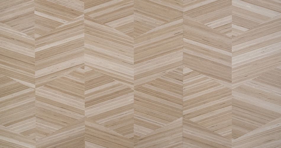 Plexwood® Роскошные архитектурные деревянные фанерованные материалы с дизайнов параллелограмм с углами 0, 45° or 90°
