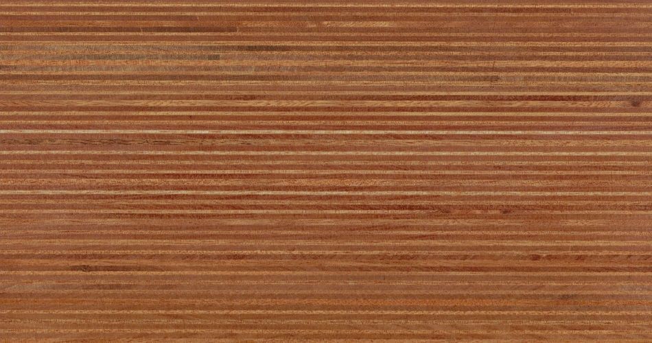 Plexwood® Ocoumé oil/wax finish, multiple layered plywood composite veneer
