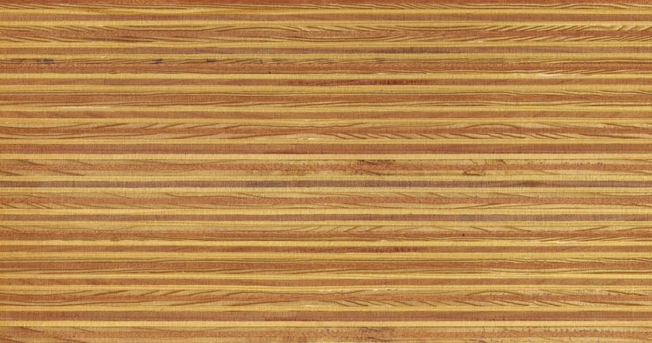Plexwood® Pine/Ocoumé oil/wax finish, multiple layered plywood composite veneer