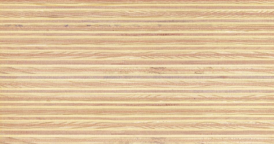 Plexwood® Pine/ocoumé untreated finish, with the finish you determine the end colour of the wood