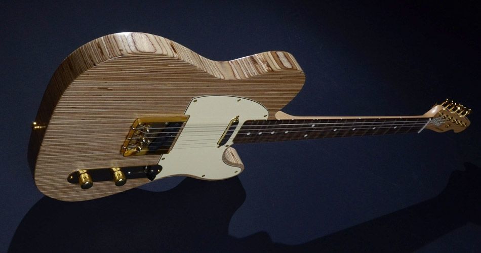 Plexwood® Impressionnant telecaster construit à la main guitare électrique de Whites Custom Guitars Bouleau Massif en contreplaqué rectifiés