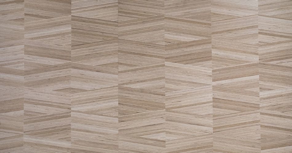 Plexwood® Meilleurs designs pour trapèze de matériaux architecturaux de placage de bois de luxe dans des angle de 0°, 15° or 90°